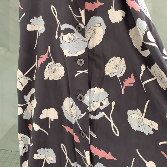 New RVCA button front halter dress - Picture 3 of 5